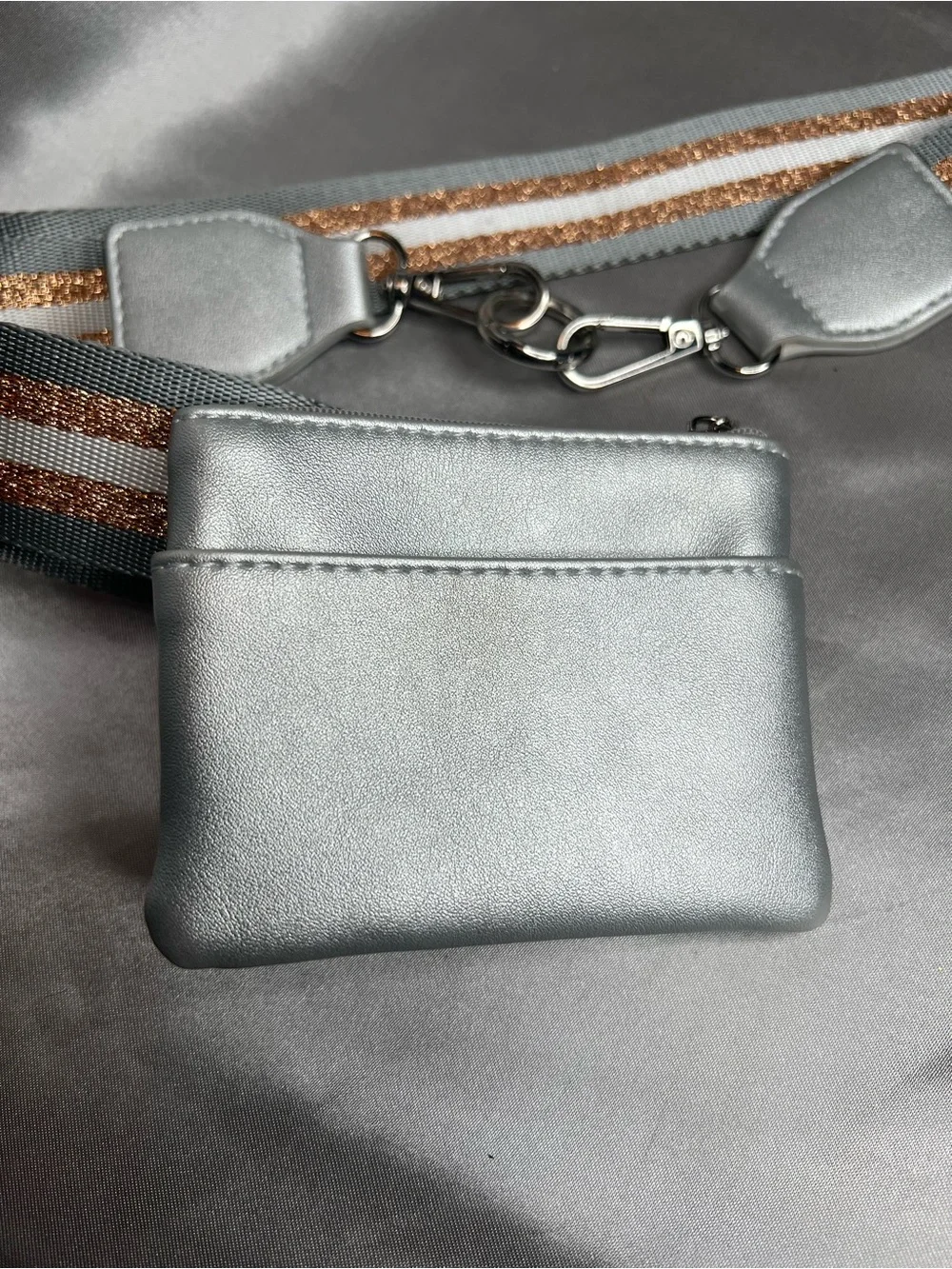 Save the Girls Metallic Silver 